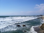 マーロウ前から江ノ島を臨む