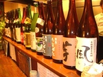 風 焼酎がずらり