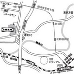 IKEA 横浜港北地図